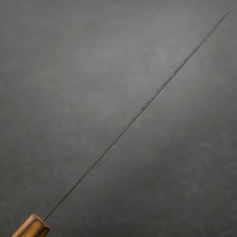 Gyuto Stainless Clad Blue Super Kurouchi Nashiji Sumi Urushi Handle 240mm-[Musashi]-[Couteaux de cuisine japonais]