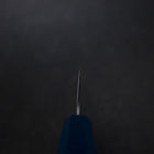 Gyuto Sweden Steel Nashiji Washi Damas Manche Urushi Bleu 210mm-[Musashi]-[Couteaux de cuisine japonais]