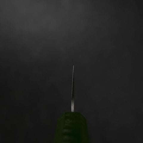 Gyuto Sweden Steel Nashiji Washi Damas Manche Urushi Vert 210mm-[Musashi]-[Couteaux de cuisine japonais]