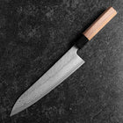 Gyuto Sweden Steel Nashiji Washi Damas Manche en Noyer Noir 210mm-[Musashi]-[Couteaux de cuisine japonais]