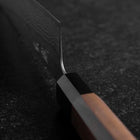 Gyuto Sweden Steel Nashiji Washi Damas Manche en Noyer Noir 210mm-[Musashi]-[Couteaux de cuisine japonais]