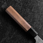Gyuto Sweden Steel Nashiji Washi Damas Manche en Noyer Noir 210mm-[Musashi]-[Couteaux de cuisine japonais]