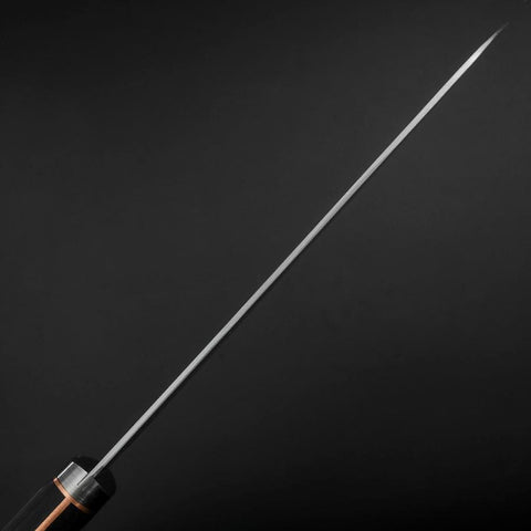 Gyuto VG-1 Poli Manche Occidental Noir avec Incrustations en Cuivre 180mm-[Musashi]-[Couteaux de cuisine japonais]