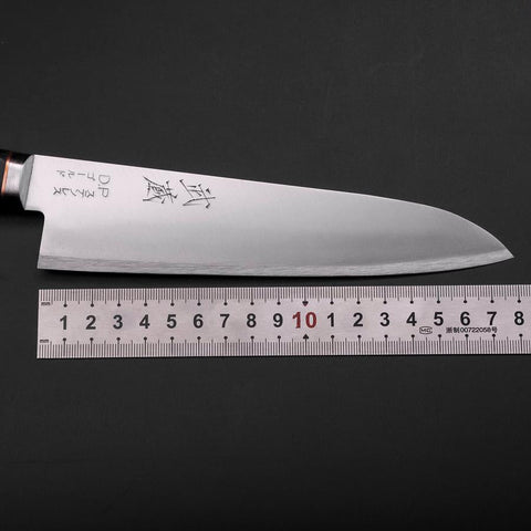 Gyuto VG-1 Poli Manche Occidental Noir avec Incrustations en Cuivre 180mm-[Musashi]-[Couteaux de cuisine japonais]