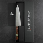 Gyuto VG-1 Poli Manche Occidental en Acajou 180mm-[Musashi]-[Couteaux de cuisine japonais]