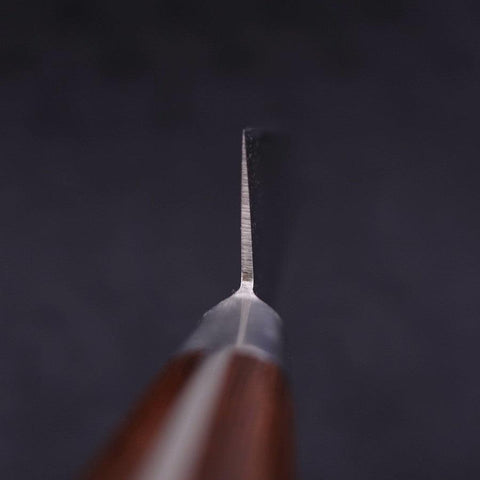 Gyuto VG-10 Damas Manche Occidental Marron 180mm-[Musashi]-[Couteaux de cuisine japonais]