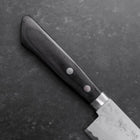 Gyuto VG-10 Damas Manche Occidental Noir 180mm-[Musashi]-[Couteaux de cuisine japonais]