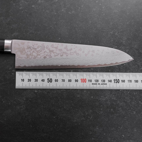 Gyuto VG-10 Damas Manche Occidental Noir 180mm-[Musashi]-[Couteaux de cuisine japonais]