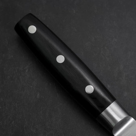 Gyuto VG-10 Damas Manche Occidental Noir 200mm-[Musashi]-[Couteaux de cuisine japonais]