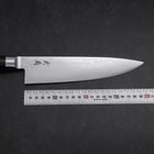 Gyuto VG-10 Damas Manche Occidental Noir 200mm-[Musashi]-[Couteaux de cuisine japonais]