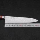 Gyuto VG-10 Damas Manche Occidental en Acajou 210mm-[Musashi]-[Couteaux de cuisine japonais]