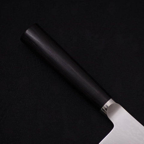 Gyuto VG-10 Damas Manche Occidental en Ébène Rond Noir 210mm-[Musashi]-[Couteaux de cuisine japonais]