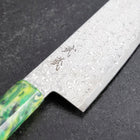 Gyuto VG-10 Damascus Ocean Green Mix Handle 210mm (8.3”)-[Musashi]-[Japanese-Kitchen-Knives]