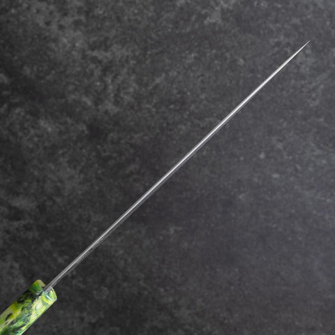 Gyuto VG-10 Damascus Ocean Green Mix Handle 210mm (8.3”)-[Musashi]-[Japanese-Kitchen-Knives]