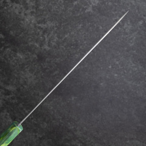 Gyuto VG-10 Damascus Ocean Green Handle 210mm (8.3”)-[Musashi]-[Japanese-Kitchen-Knives]