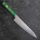 Gyuto VG-10 Damascus Ocean Green Handle 210mm (8.3”)-[Musashi]-[Japanese-Kitchen-Knives]