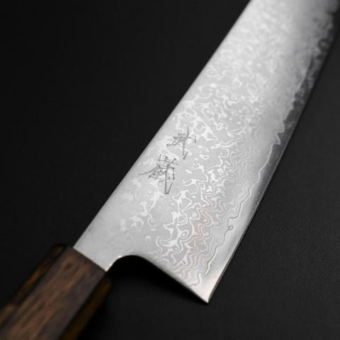Gyuto VG-10 Damas Manche Sumi Urushi 210mm-[Musashi]-[Couteaux de cuisine japonais]