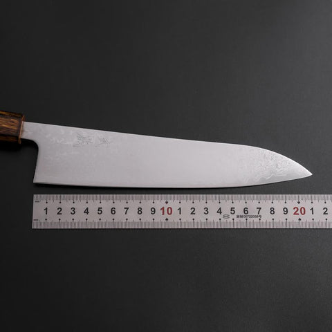 Gyuto VG-10 Damas Manche Sumi Urushi 210mm-[Musashi]-[Couteaux de cuisine japonais]
