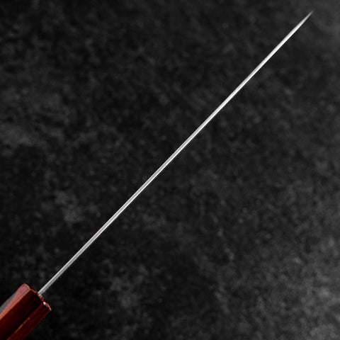 Gyuto VG-10 Damas Manche Urushi Rouge Yamanaka 210mm-[Musashi]-[Couteaux de cuisine japonais]
