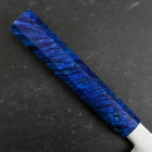Gyuto VG-10 Damas Manche en Bois de Bouleau Bleu 210mm-[Musashi]-[Couteaux de cuisine japonais]