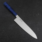 Gyuto VG-10 Damas Manche en Bois de Bouleau Bleu 210mm-[Musashi]-[Couteaux de cuisine japonais]