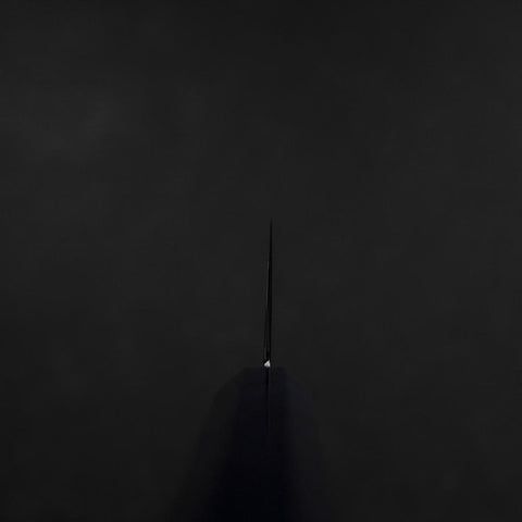 Gyuto VG-10 Damas Manche en Bois de Bouleau Bleu 240mm-[Musashi]-[Couteaux de cuisine japonais]