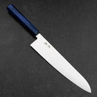 Gyuto VG-10 Damas Manche en Bois de Bouleau Bleu 240mm-[Musashi]-[Couteaux de cuisine japonais]