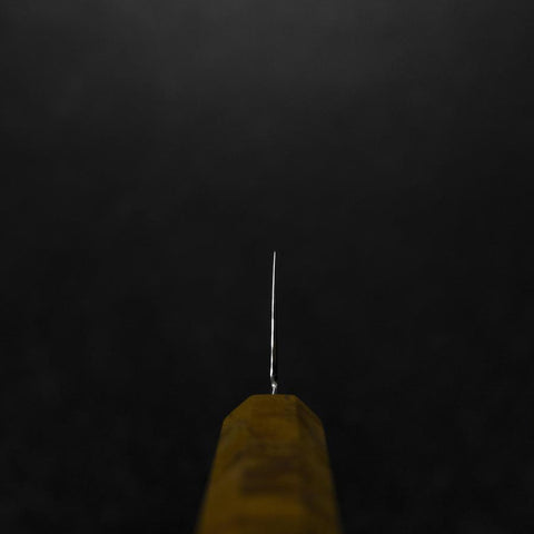 Gyuto VG-10 Damas Manche en Bois de Bouleau Jaune-Brun 210mm-[Musashi]-[Couteaux de cuisine japonais]