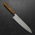 Gyuto VG-10 Damas Manche en Bois de Bouleau Jaune-Brun 210mm-[Musashi]-[Couteaux de cuisine japonais]
