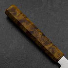 Gyuto VG-10 Damas Manche en Bois de Bouleau Jaune Brun 240mm-[Musashi]-[Couteaux de cuisine japonais]