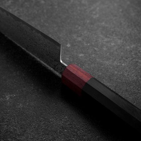 Gyuto VG-10 Damascus Rose Wood Handle 210mm (8.3”)-[Musashi]-[Japanese-Kitchen-Knives]