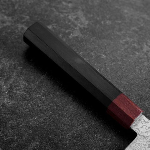 Gyuto VG-10 Damascus Rose Wood Handle 210mm (8.3”)-[Musashi]-[Japanese-Kitchen-Knives]
