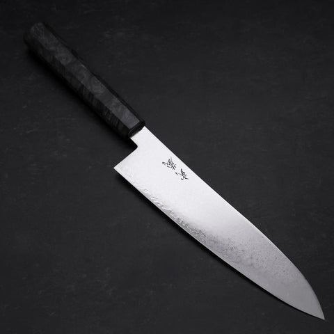 Gyuto VG-10 Damas Manche en Bouleau Gris 210mm-[Musashi]-[Couteaux de cuisine japonais]