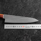 Gyuto VG-10 Damas Manche en Ébène et Bois de Rose 180mm-[Musashi]-[Couteaux de cuisine japonais]