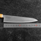 Gyuto VG-10 Damas Manche en Feuille D'Or 210mm-[Musashi]-[Couteaux de cuisine japonais]