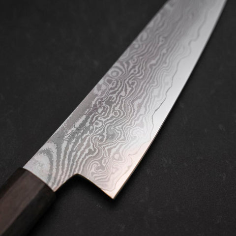 Gyuto VG-10 Damas Manche en Frêne 145mm-[Musashi]-[Couteaux de cuisine japonais]