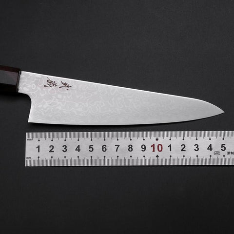 Gyuto VG-10 Damas Manche en Frêne 150mm-[Musashi]-[Couteaux de cuisine japonais]