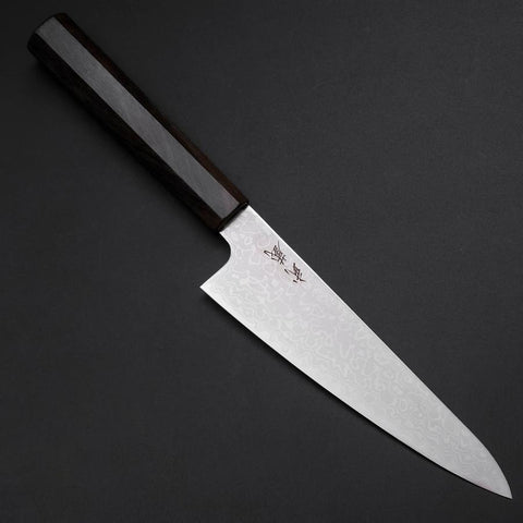 Gyuto VG-10 Damas Manche en Frêne 150mm-[Musashi]-[Couteaux de cuisine japonais]
