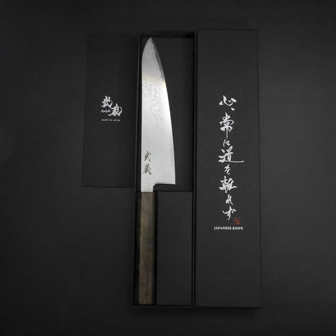 Gyuto VG-10 Damas Manche en Frêne 195mm-[Musashi]-[Couteaux de cuisine japonais]