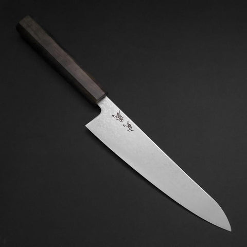 Gyuto VG-10 Damas Manche en Frêne 195mm-[Musashi]-[Couteaux de cuisine japonais]