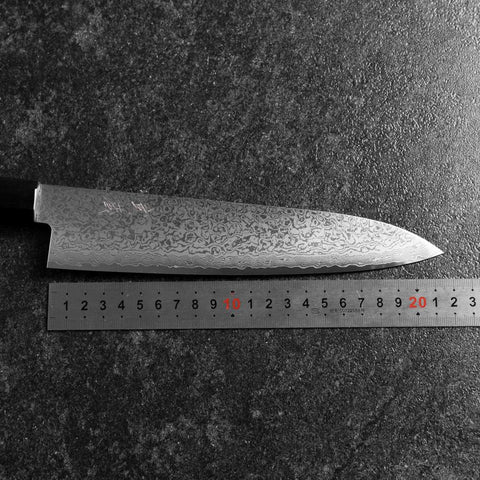 Gyuto VG-10 Damas Manche en Pakka 210mm-[Musashi]-[Couteaux de cuisine japonais]