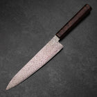 Gyuto VG-10 Damas Marron Manche en Bois de Bouleau 210mm-[Musashi]-[Couteaux de cuisine japonais]