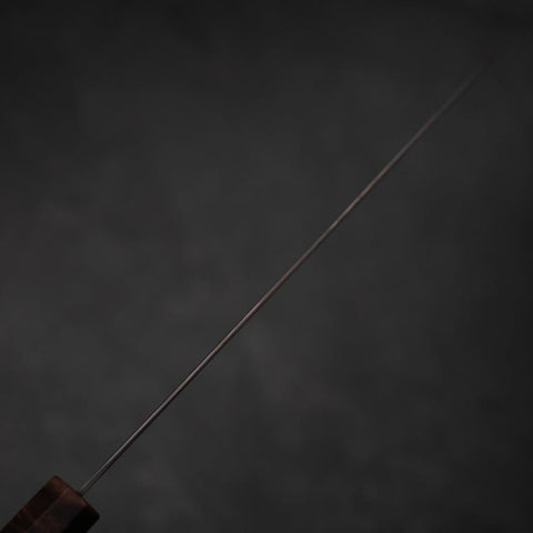 Gyuto VG-10 Damas Marron Manche en Bois de Bouleau 210mm-[Musashi]-[Couteaux de cuisine japonais]