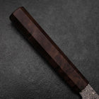 Gyuto VG-10 Damas Marron Manche en Bois de Bouleau 210mm-[Musashi]-[Couteaux de cuisine japonais]
