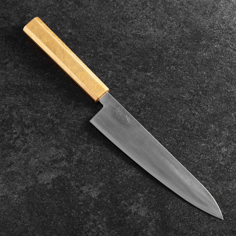 Gyuto VG-10 Damascus Gold Leaf Handle 210mm (8.3”)-[Musashi]-[Couteaux de cuisine japonais]