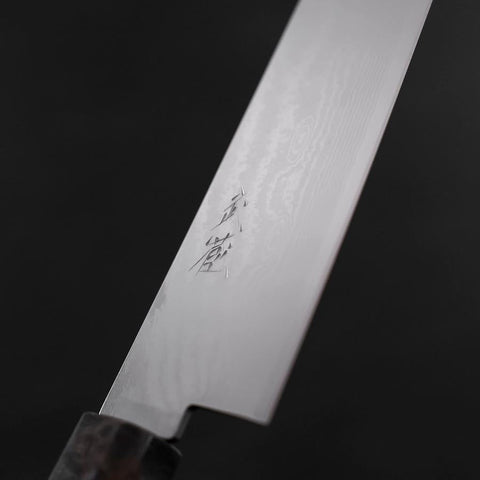Gyuto VG-10 Damascus Maple Grey Handle 210mm-[Musashi]-[Couteaux de cuisine japonais]