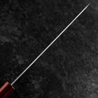 Gyuto VG-10 Damascus Yamanaka Red Urushi Handle 210mm (8.3”)-[Musashi]-[Couteaux de cuisine japonais]