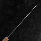 Gyuto VG-10 Miroir Tsuchime Damas Manche en Buffle et Érable Rose clair 210mm-[Musashi]-[Couteaux de cuisine japonais]