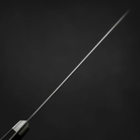 Gyuto VG-10 Poli Manche Cerisier Occidental Noir 180mm-[Musashi]-[Couteaux de cuisine japonais]