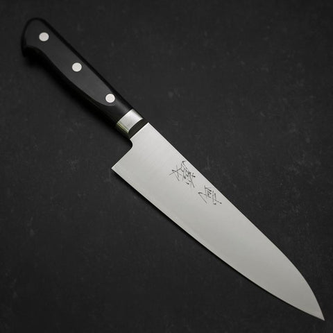 Gyuto VG-10 Poli Manche Cerisier Occidental Noir 180mm-[Musashi]-[Couteaux de cuisine japonais]